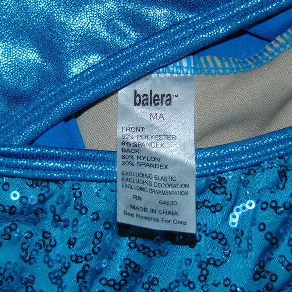 Balera Blue Sequin Camisole MA - Picture 4 of 6